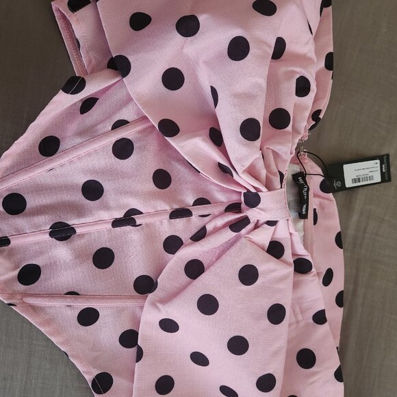 Pretty Little Thing Polka Dot Skirt Set NWT - Picture 9 of 9